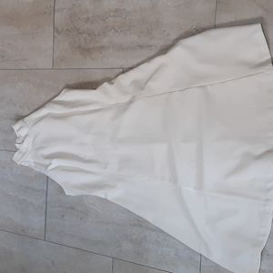 Lark & Ro White  Sleeveless Collar Dress